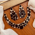 Maqaam Egyptian Necklace set - Black