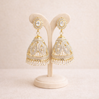 Silver Pyramid Jhumka