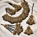 Hyderabadi Black Necklace set