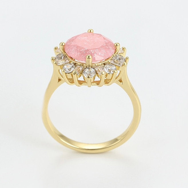 Austria 18ct Gold-plated Zirconia Ring