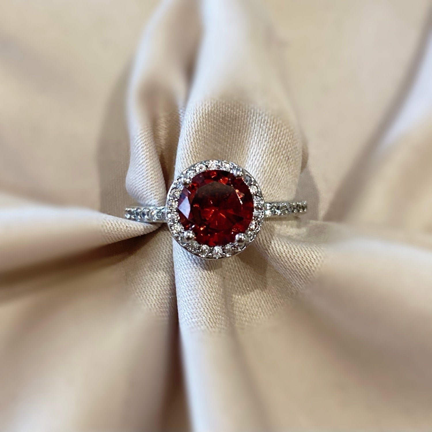 Diamond Crossover - Jalisco Silver 18CT Gold Plated Ring