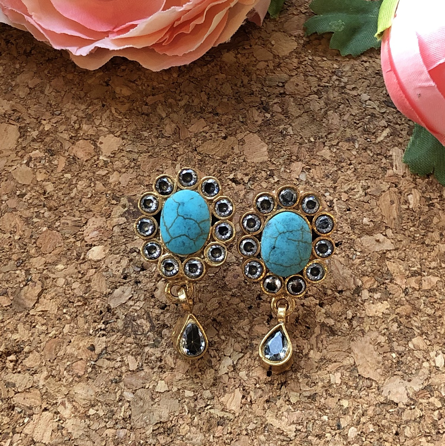Feroza Kundan Studs