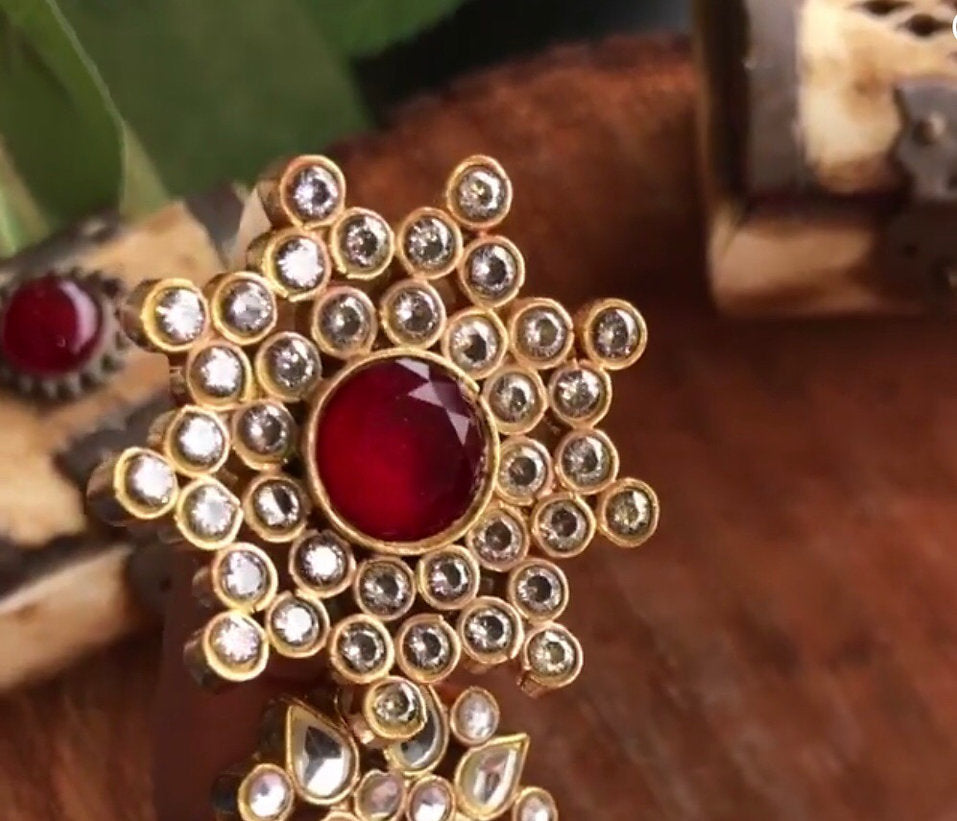 Badrah Kundan Ring