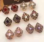 Taabir Oxidised Studs  (12 different colours available)