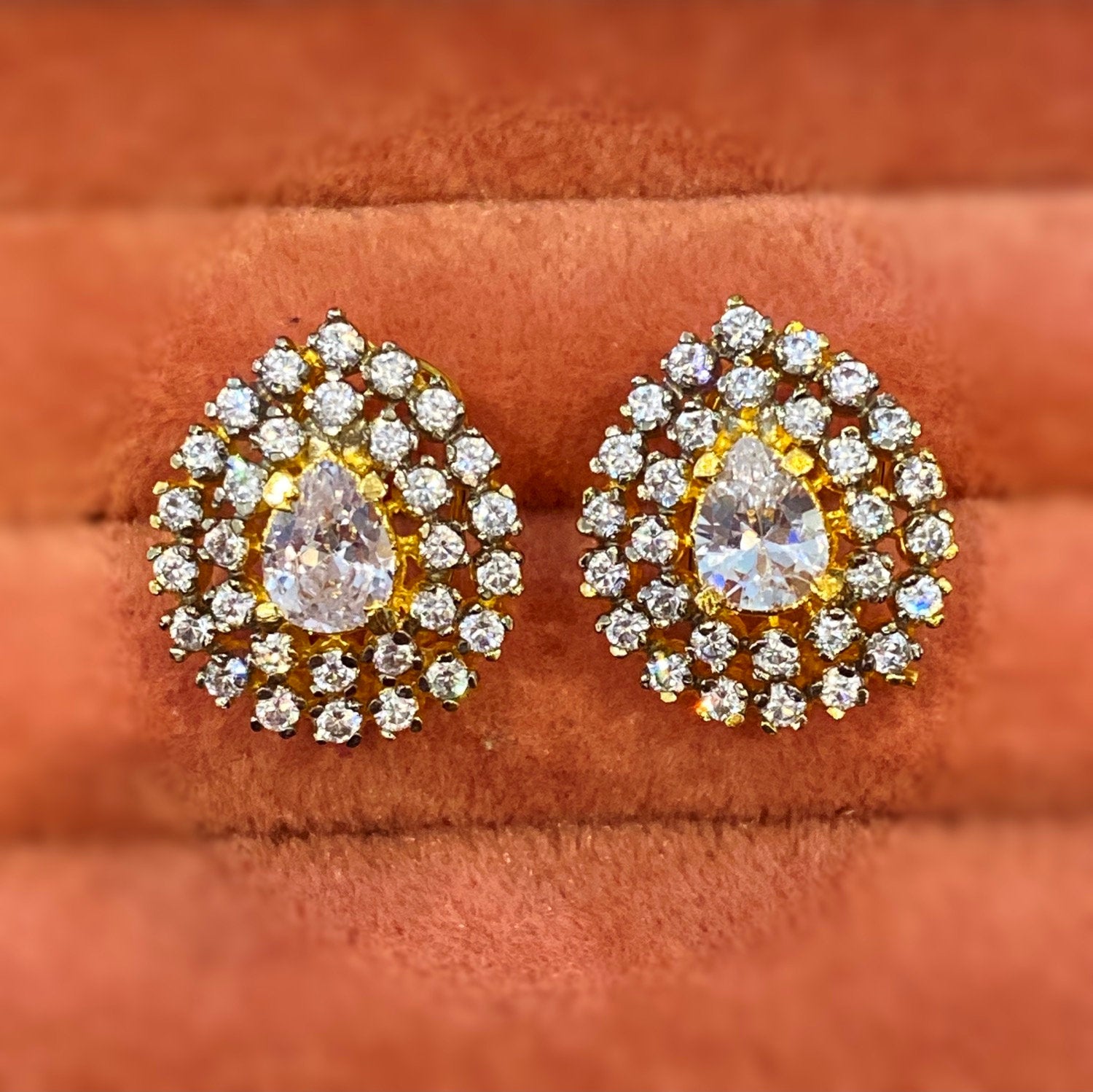 Taabir Oxidised Studs