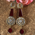 Ranjish Ruby Egyptian Earrings