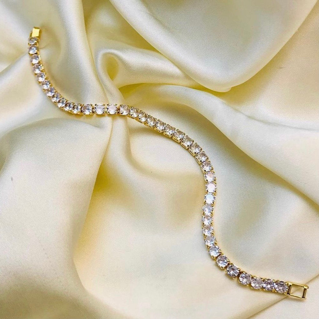 Cubic Zirconia Tennis Bracelet