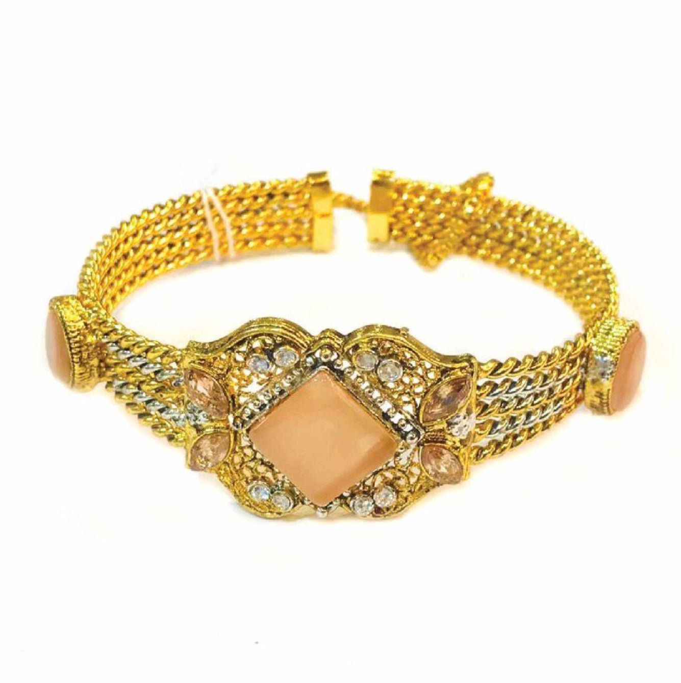 Egyptian Champagne Jade Bracelet